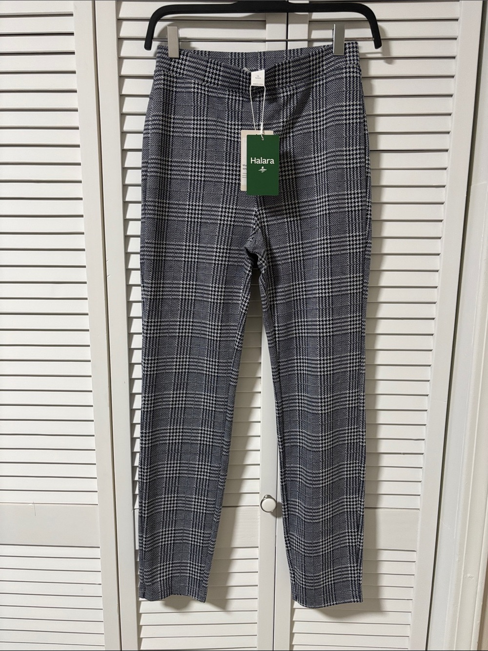 NWT HALARA Plaid Women's Trousers